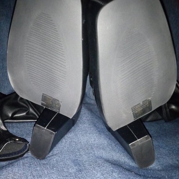 AZALEA WANG "COWBOY ROYALTY"THIGH HIGH CHUNK WESTERN / 4 WAY STRETCH (BRAND NEW) - Picture 7 of 7